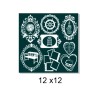 Mini Frames,Cards,Books,Journals  12 x 12