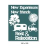 New experiences ,new friends,Travel 150 x 180mm, Min buy 3.