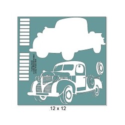 3D Old rusty Truck .12 x 12