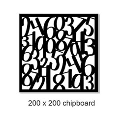 Number board plate.Min buy 3