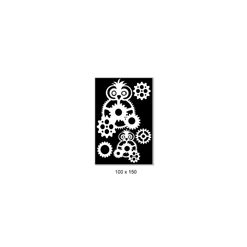 Punk Owl it\'s a boy, 100 x 150mm.Min buy 3.