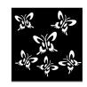 Butterfly micro stencil butterfly 100 x 100mm2 min buy 3