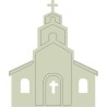Chapel  38 mm x 45 mm in packs of 10