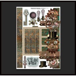 SCUT 64 Steampunk A4 print Min buy 5