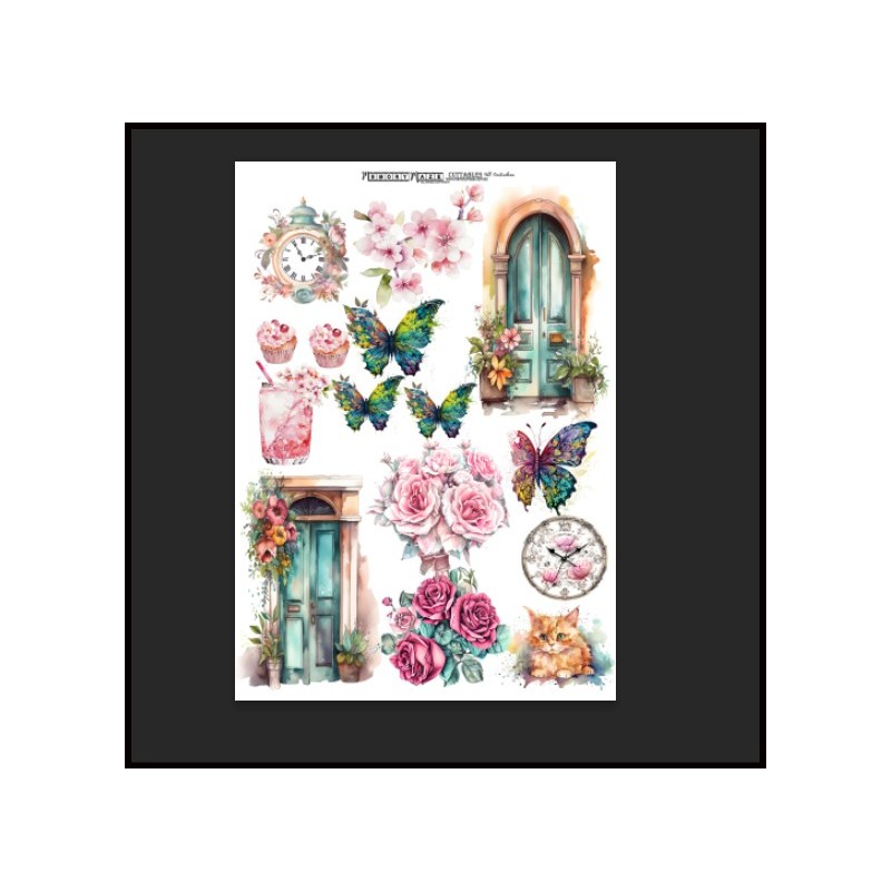 scutt 474  doors florals Min buy 5