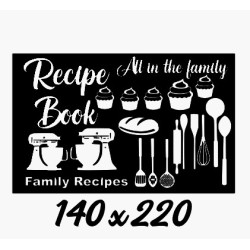 Recipe book, Family , 140 x 220mm , Min buy 3.