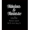 Fabulous and fantastic  100 x 100  Pack of 5
