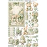 VP Scutt 1281026 Baby Girl Decoupage Green