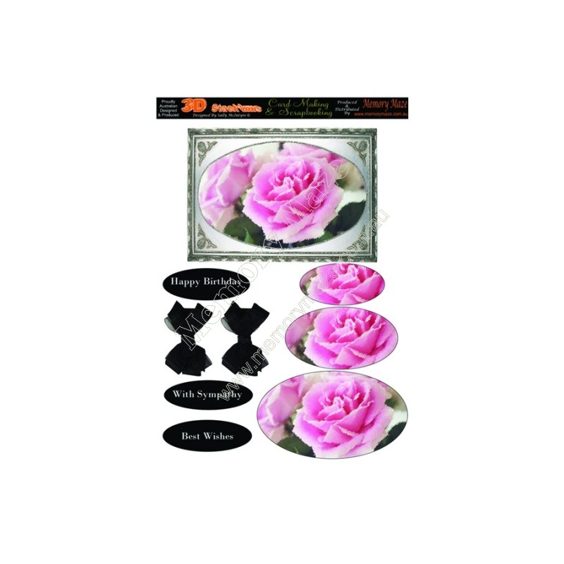 Pink Roses A4 min buy 5